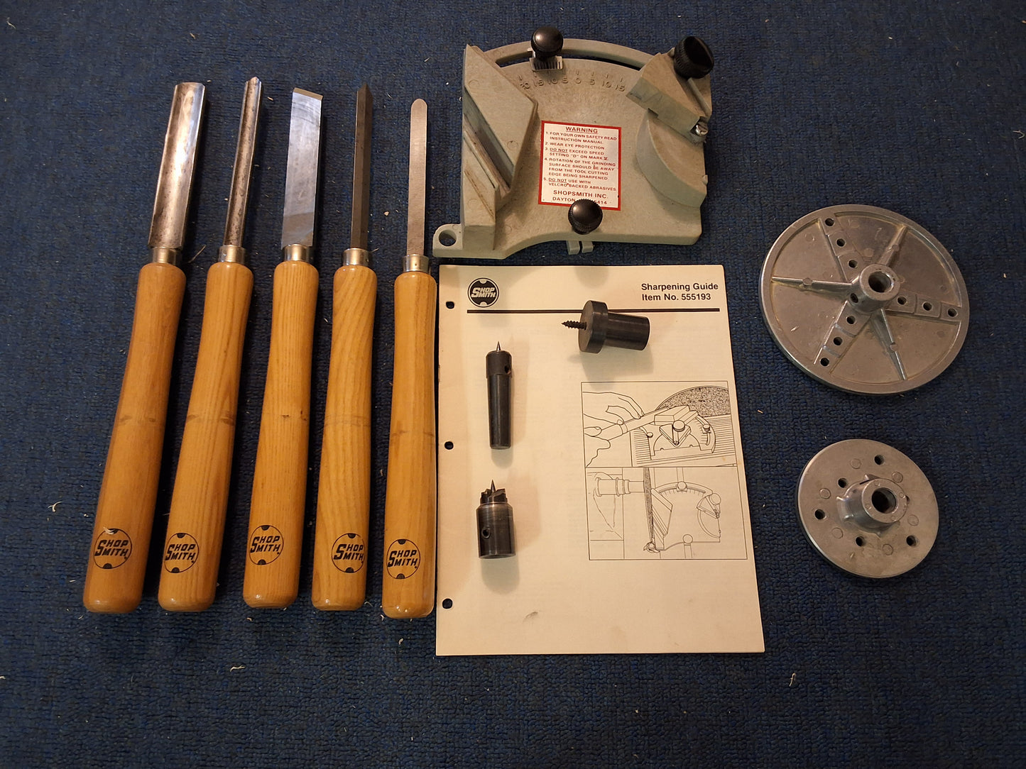 Shopsmith Lathe Sharpening Guide Package
