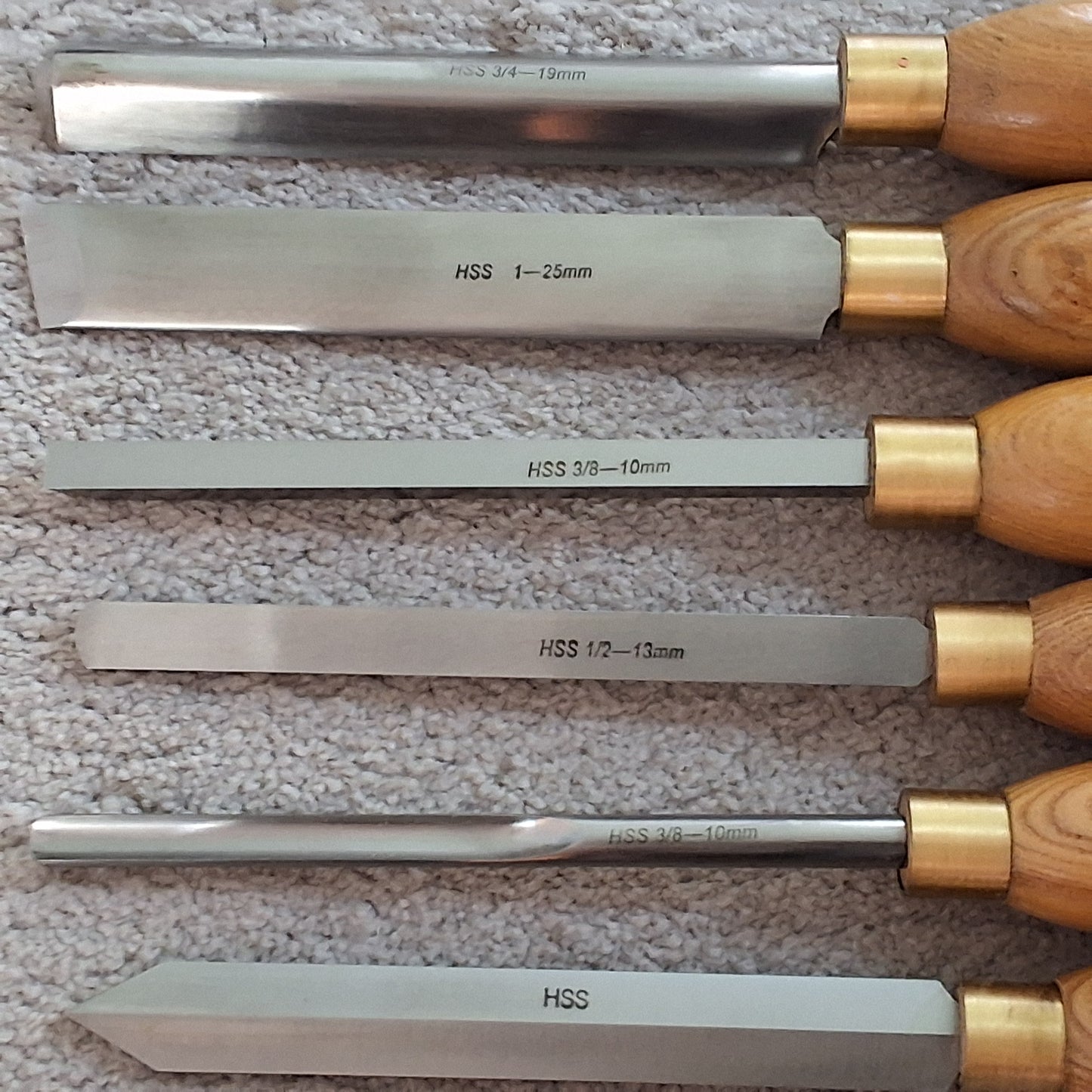 Shopsmith 6-Piece Spindle Turning Set NOS