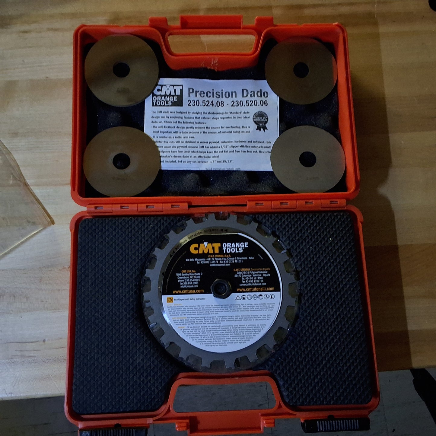 6" Carbide-Tipped Stack Dado Set (NOS)