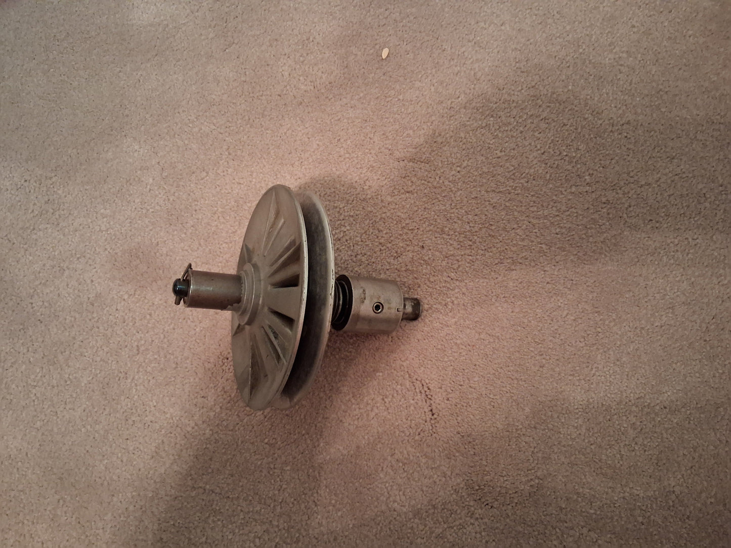 Shopsmith Mark V Idler Shaft & Sheave Assembly with Eccentric Bushing