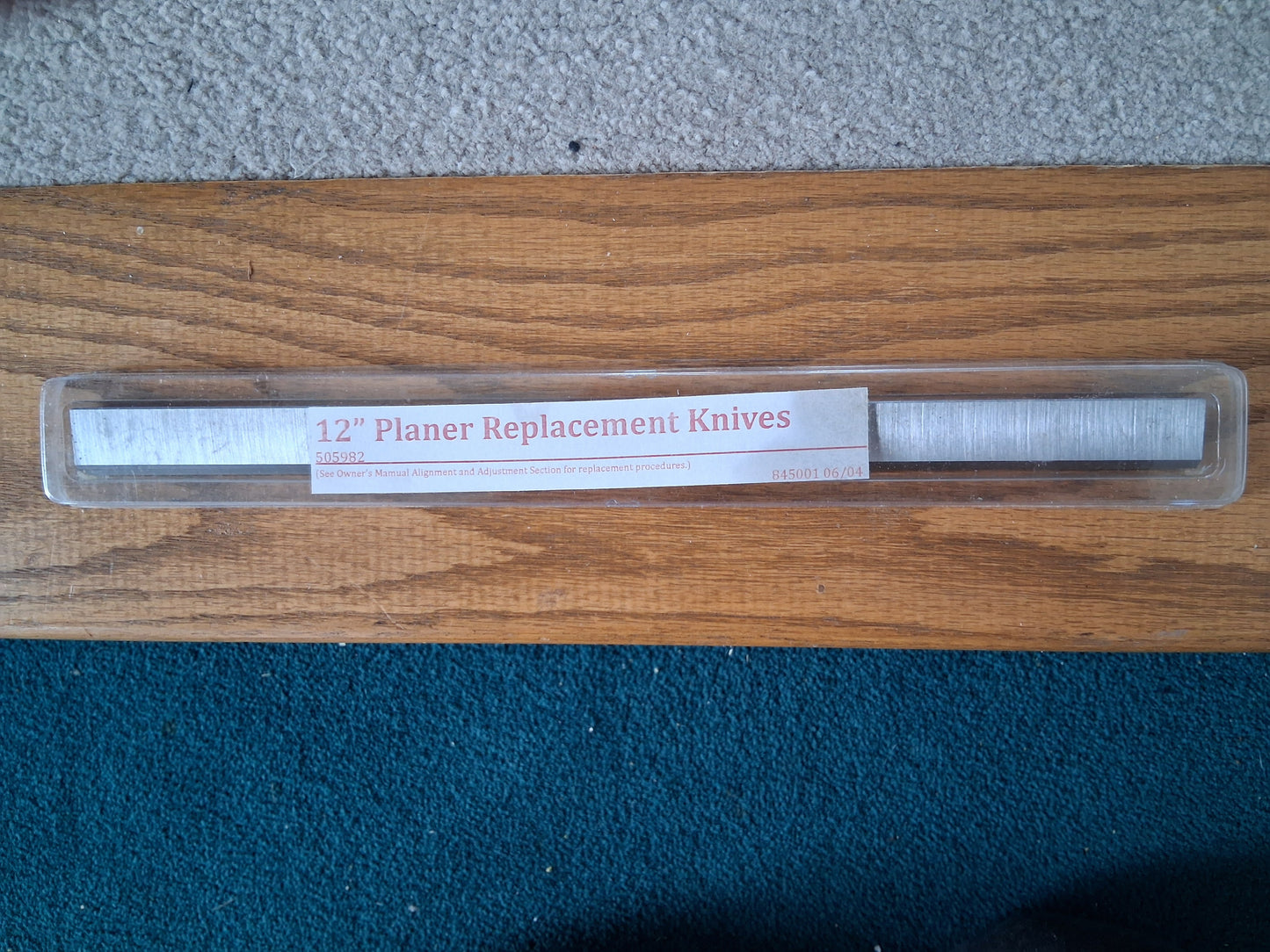 Shopsmith 12" Planer Knives (Set of 3)