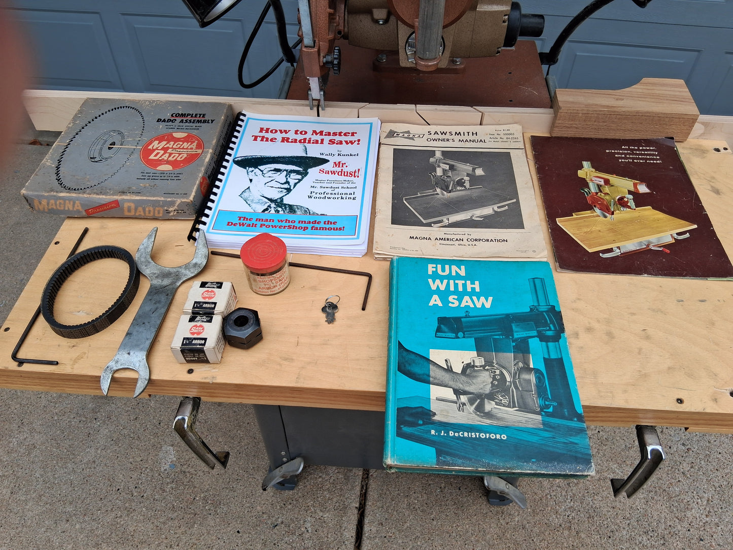 Fully Restored Sawsmith Radial Arm Saw