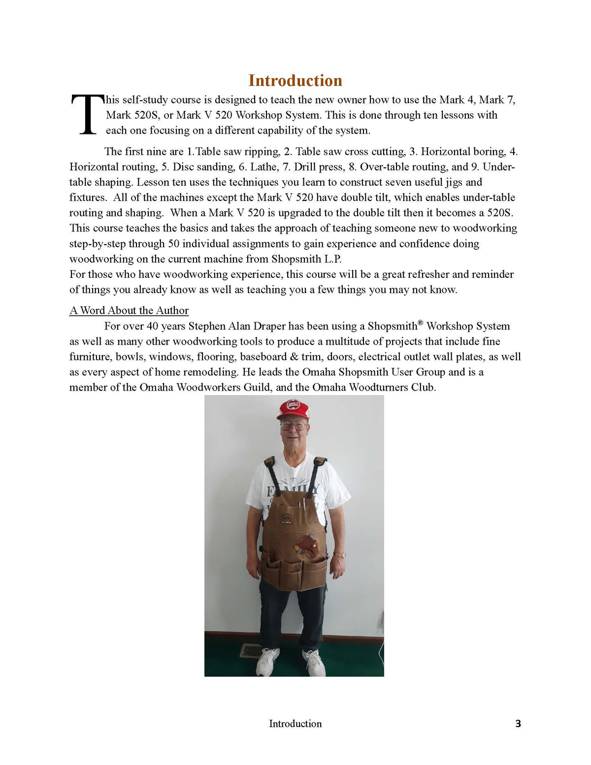 Self Study Shopsmith Course Shopsmith® Mark 4/7/520™ – Shopsmith Mark 4/7/520